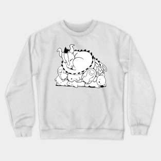 Inktober: Sleeping Dragon Treasure Crewneck Sweatshirt